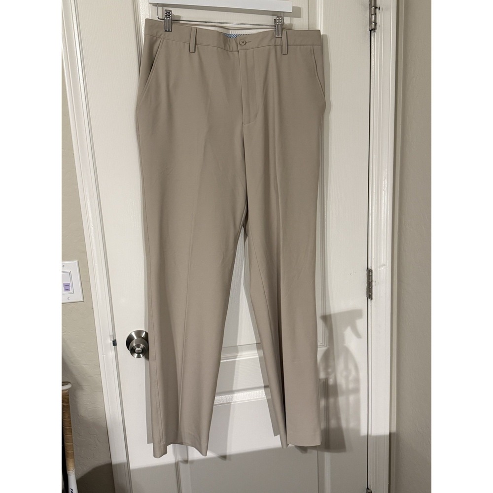 FootJoy Men's Performance Golf Pants 36x34 (37x33)‎ Beige Stretch